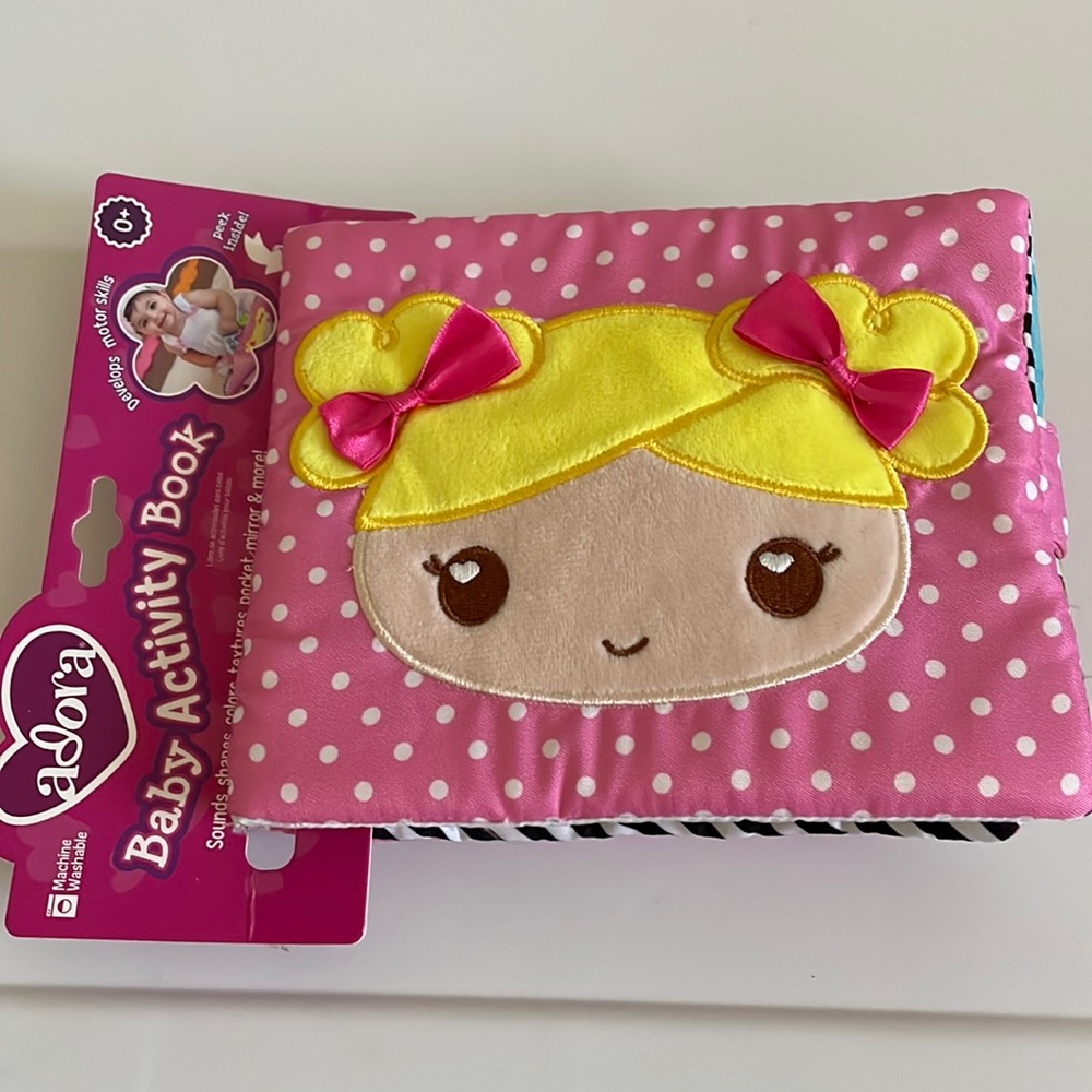 Adora Soft Baby Activity Book - NEW